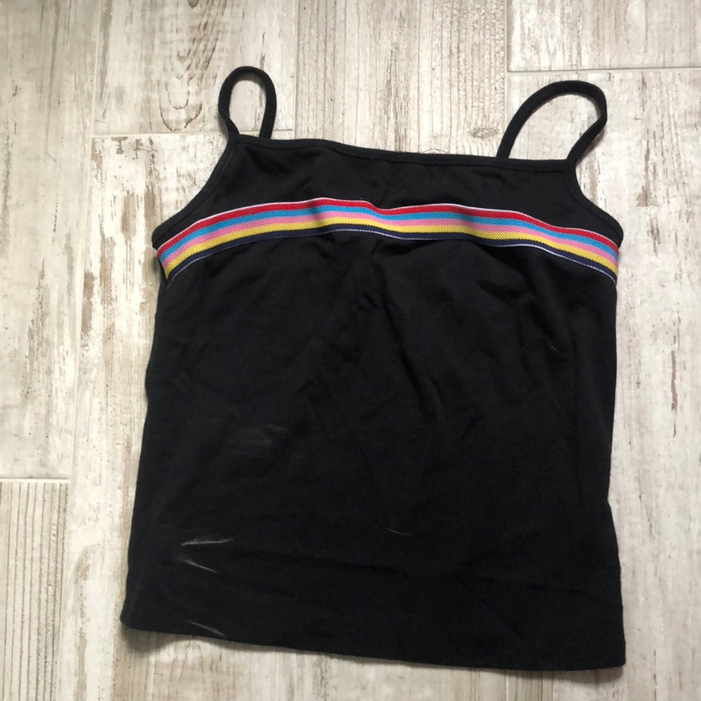 Urban outfitters rainbow stripe tank top